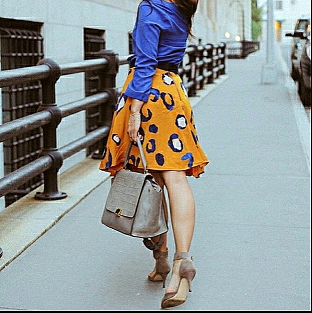 New! Phillip Lim leopard print skirt